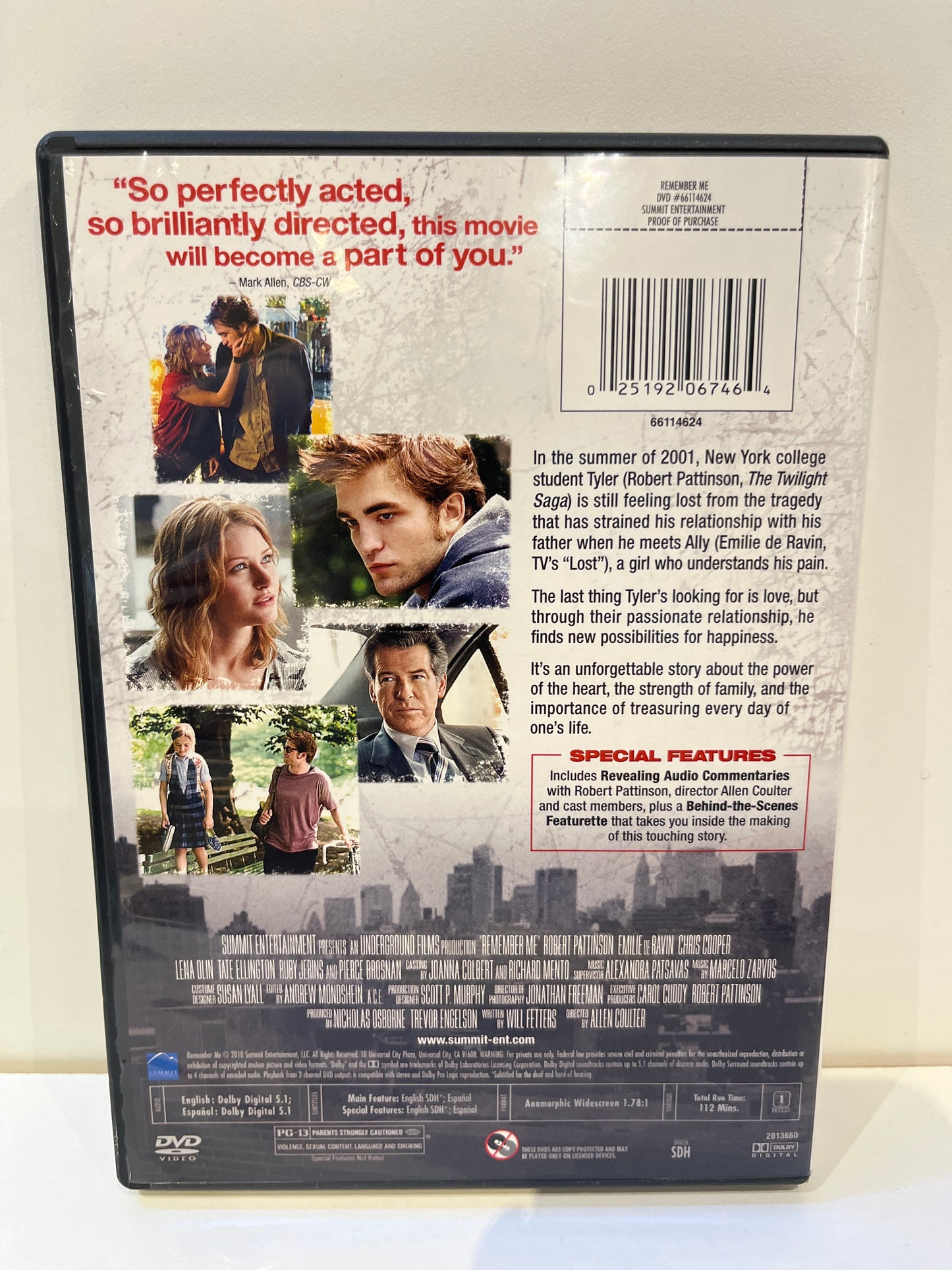 Remember Me - DVD