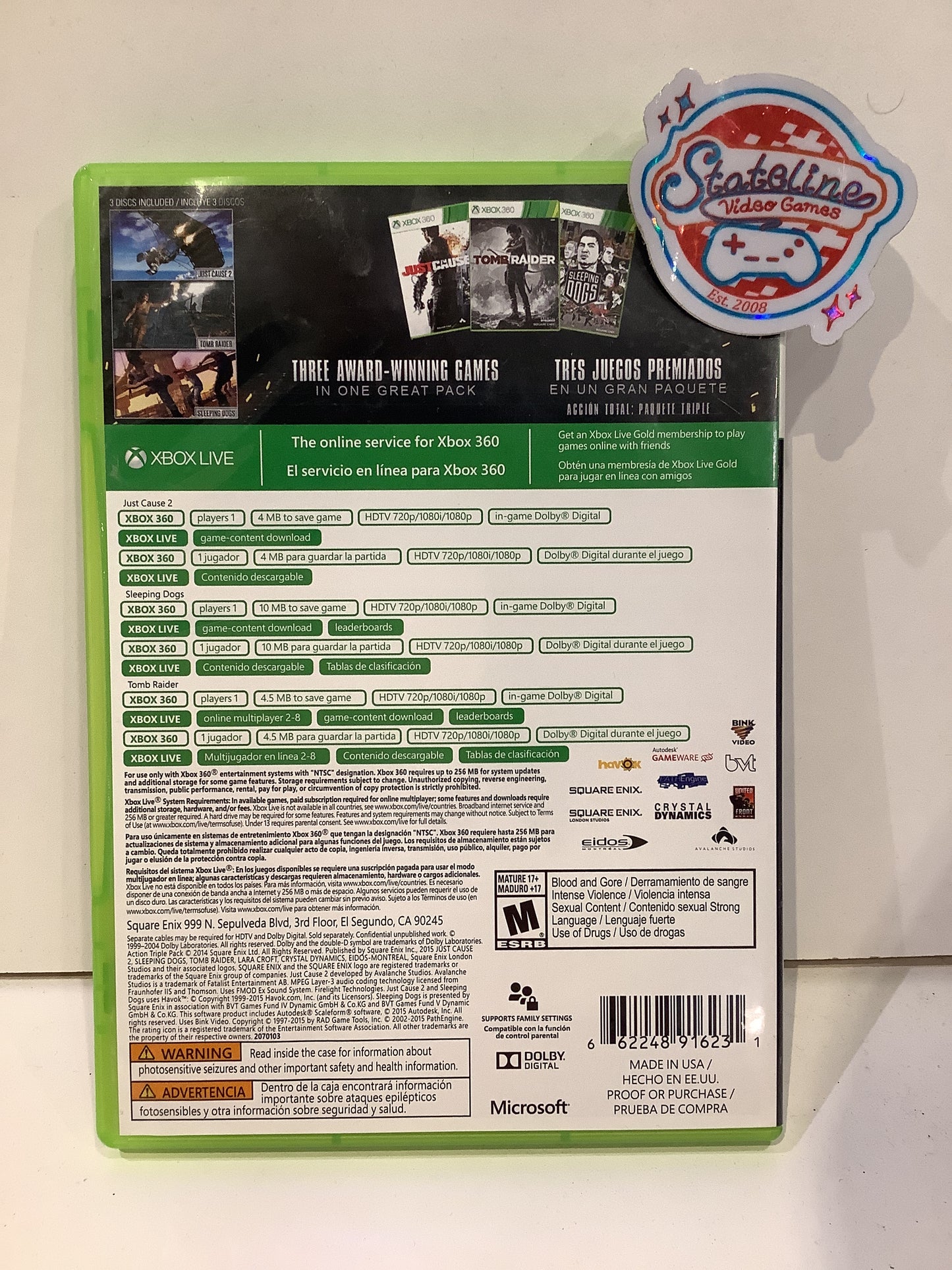 Ultimate Action Triple Pack - Xbox 360