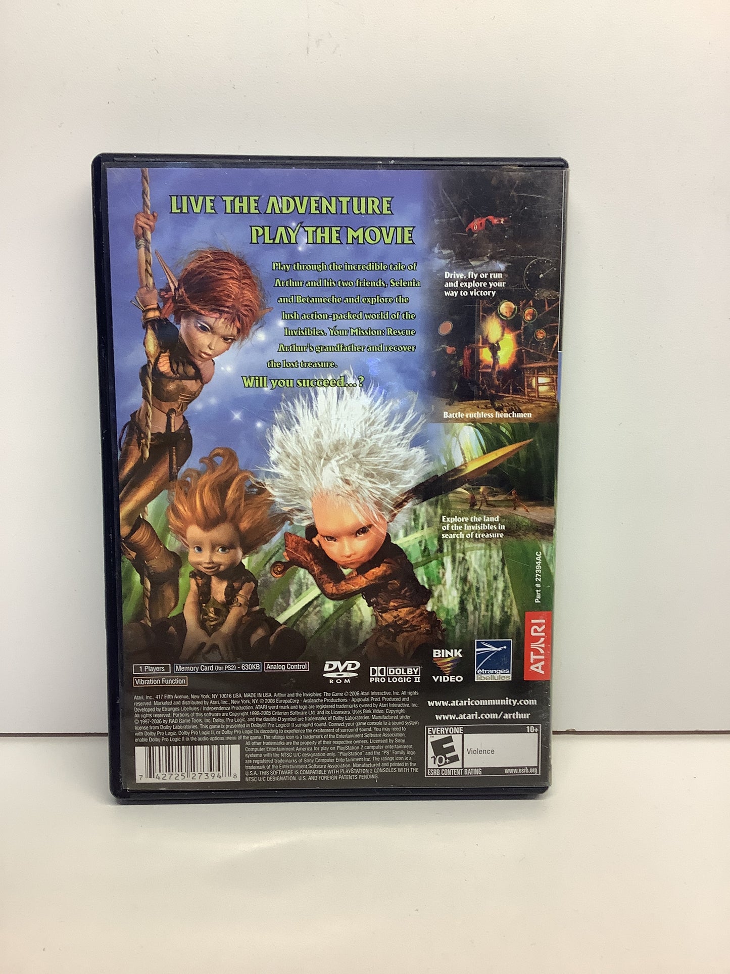 Arthur and the Invisibles - Playstation 2