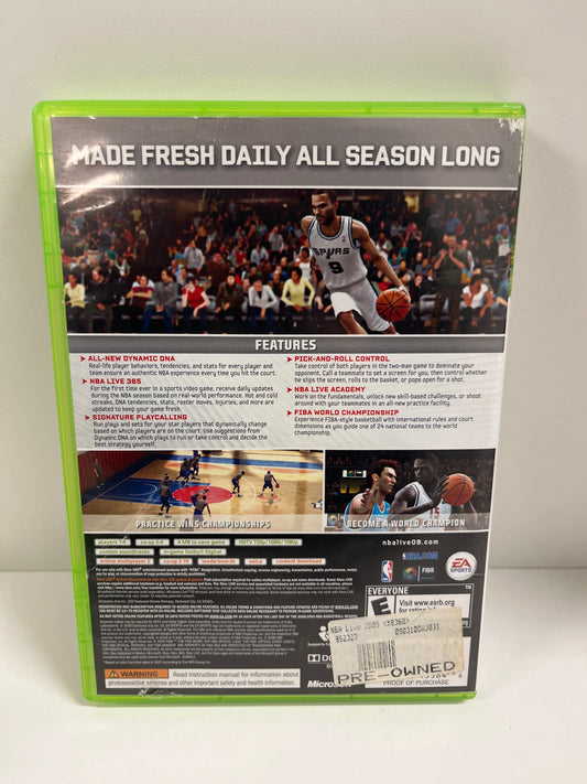 NBA Live 09 - Xbox 360