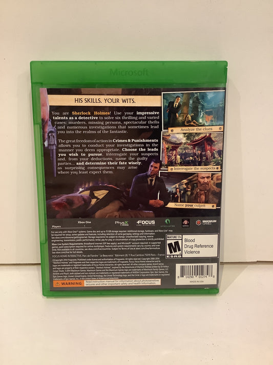 Sherlock Holmes: Crimes & Punishments - Xbox One