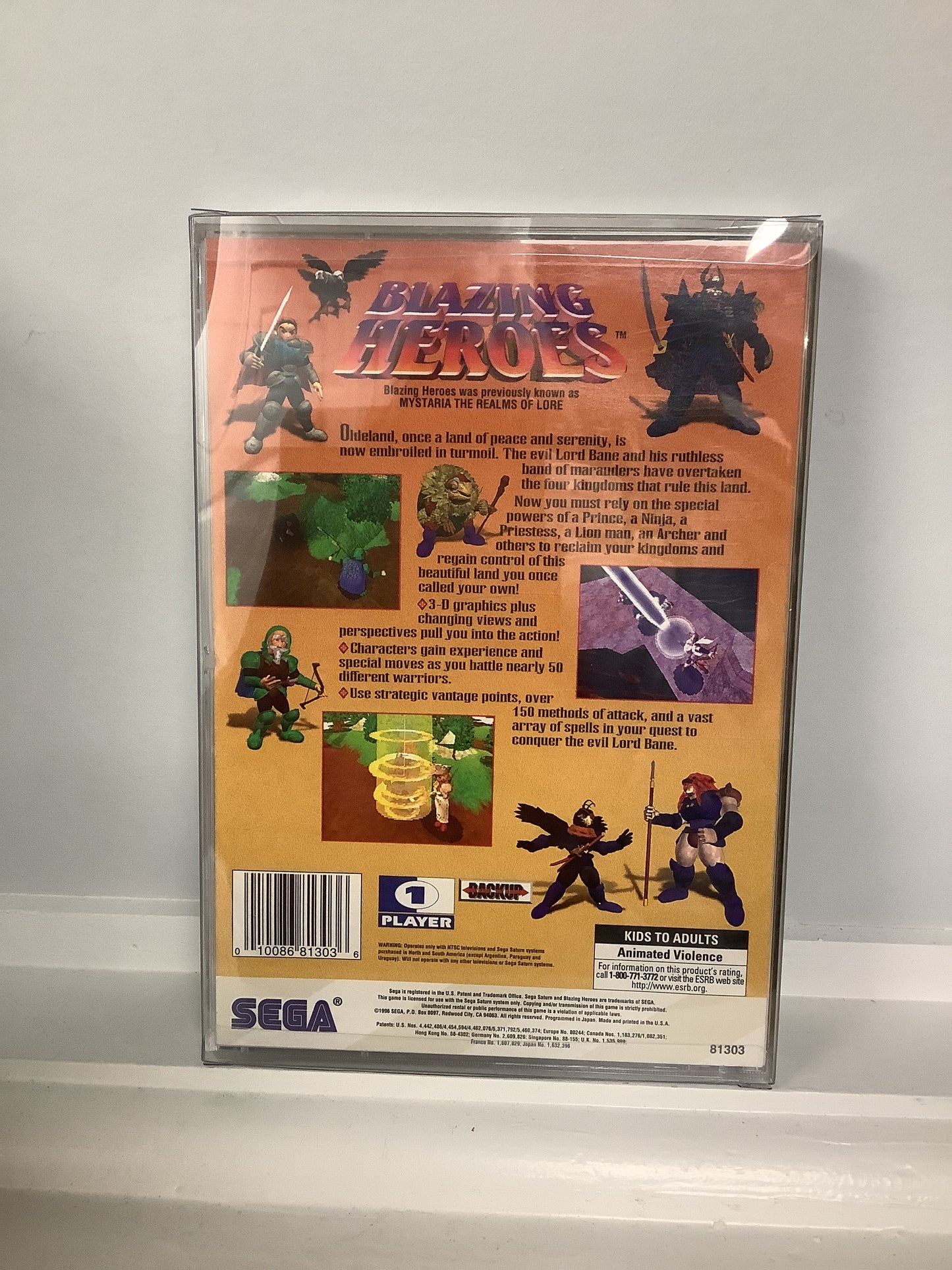 Blazing Heroes - Sega Saturn