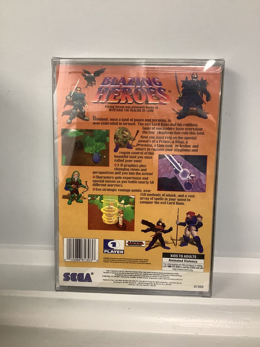 Blazing Heroes - Sega Saturn