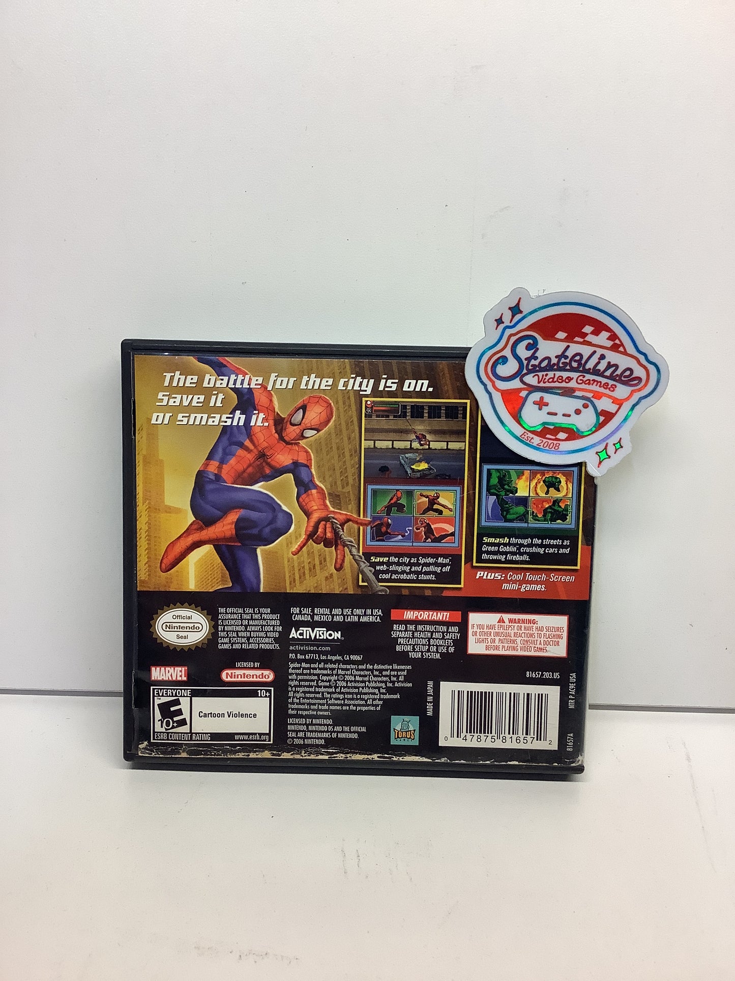 Spiderman Battle for New York - Nintendo DS