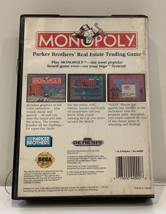 Monopoly - Sega Genesis