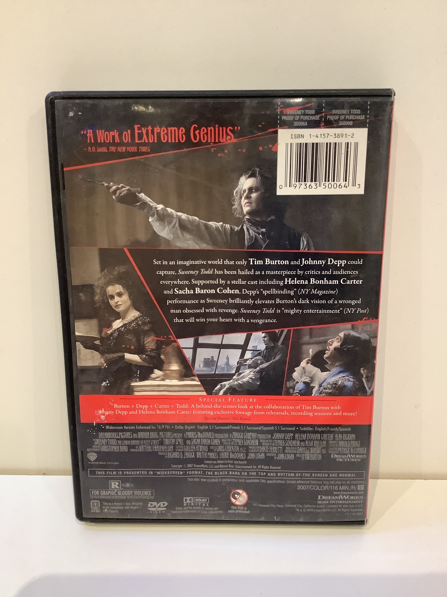 Sweeney Todd - DVD