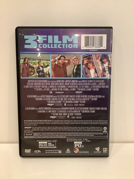 Bill & Ted Face the Music / Bill & Tedd's Bogus Journey / Bill & Ted's Excellent Adventure - DVD
