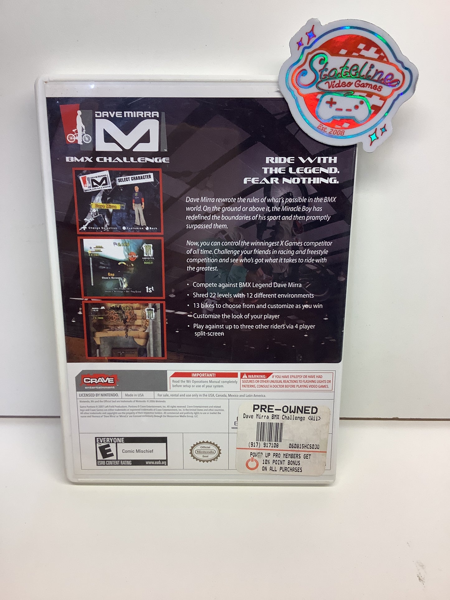 Dave Mirra BMX Challenge - Wii