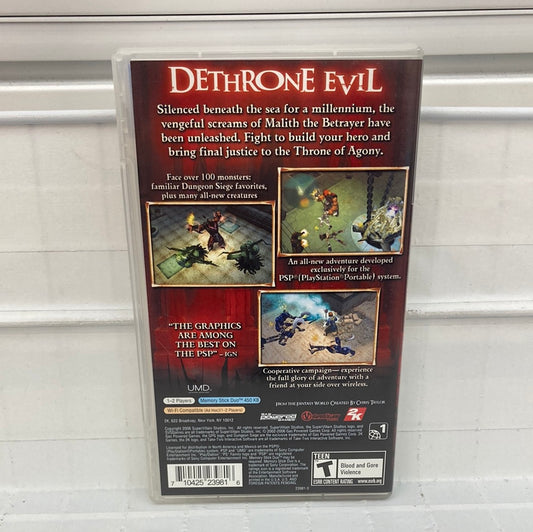 Dungeon Siege Throne of Agony - PSP