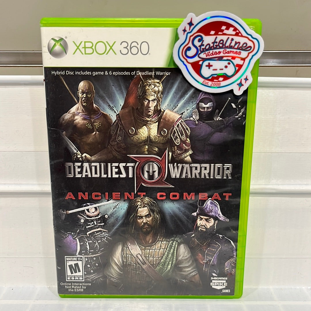 Deadliest Warrior: Ancient Combat - Xbox 360 – Stateline Video Games Inc.