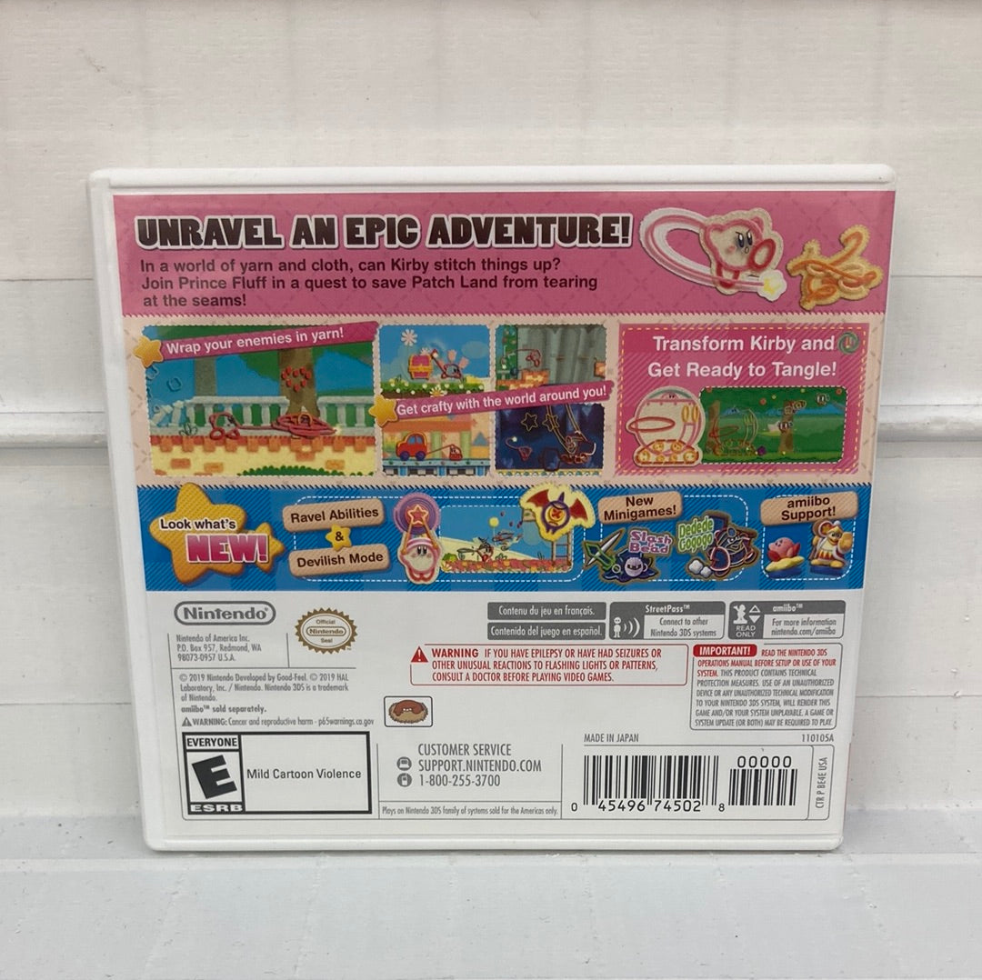 Kirby's Extra Epic Yarn - Nintendo 3DS
