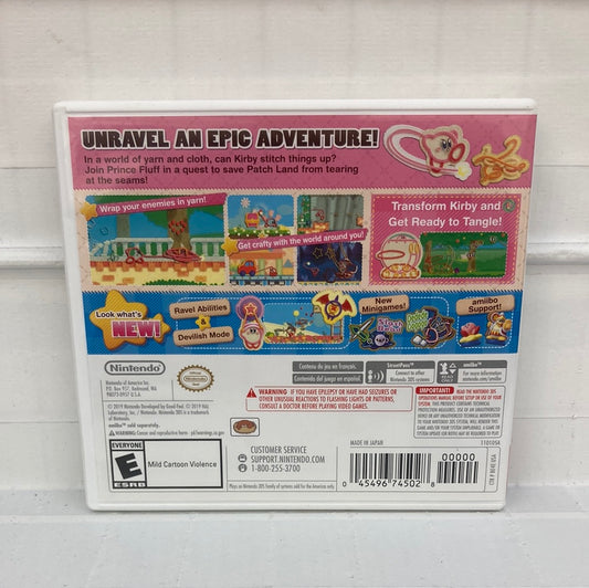 Kirby's Extra Epic Yarn - Nintendo 3DS