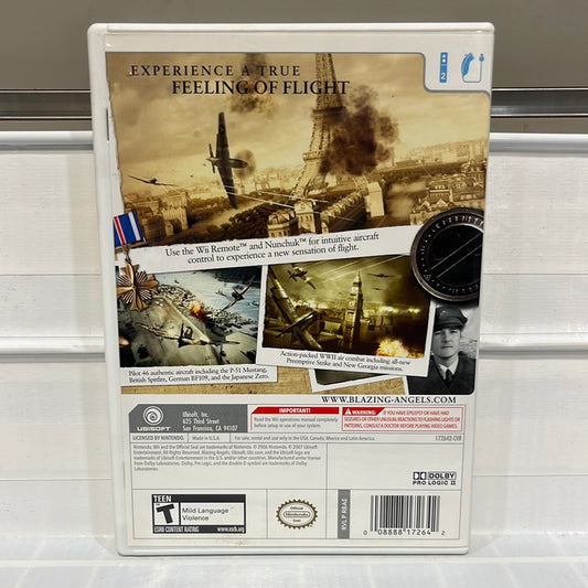 Blazing Angels Squadrons of WWII - Wii