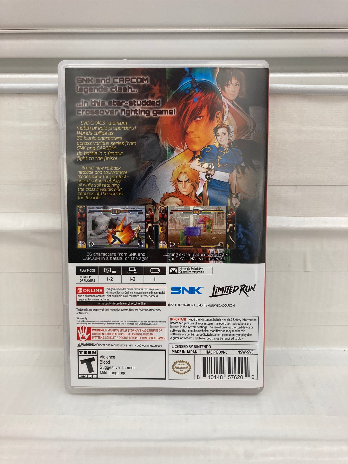 SNK Vs. Capcom: SVC Chaos - Nintendo Switch