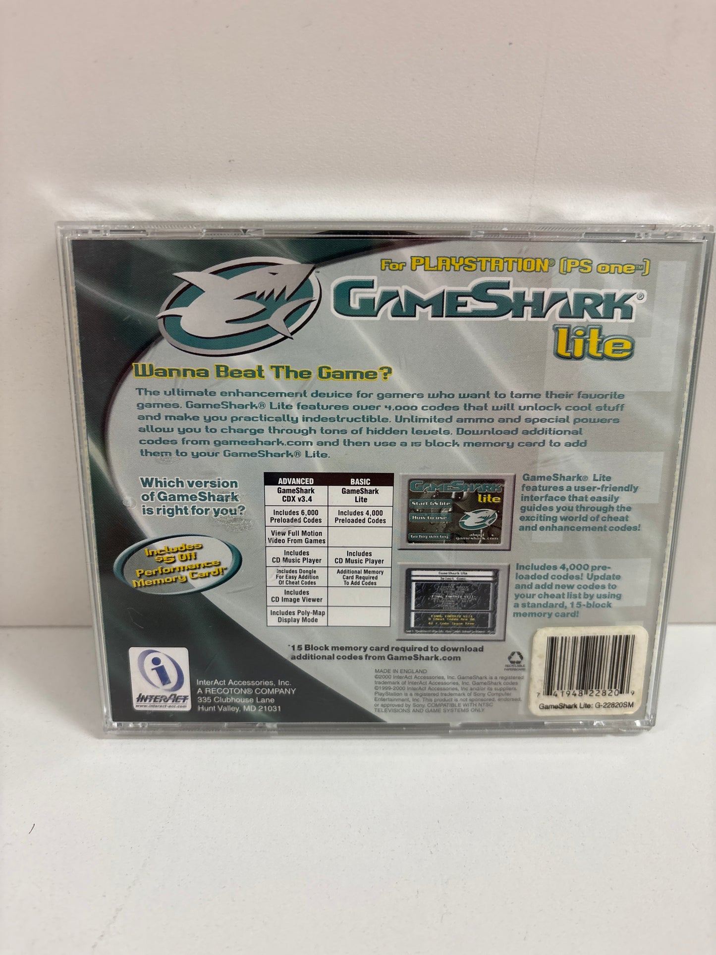 Gameshark Lite - Playstation