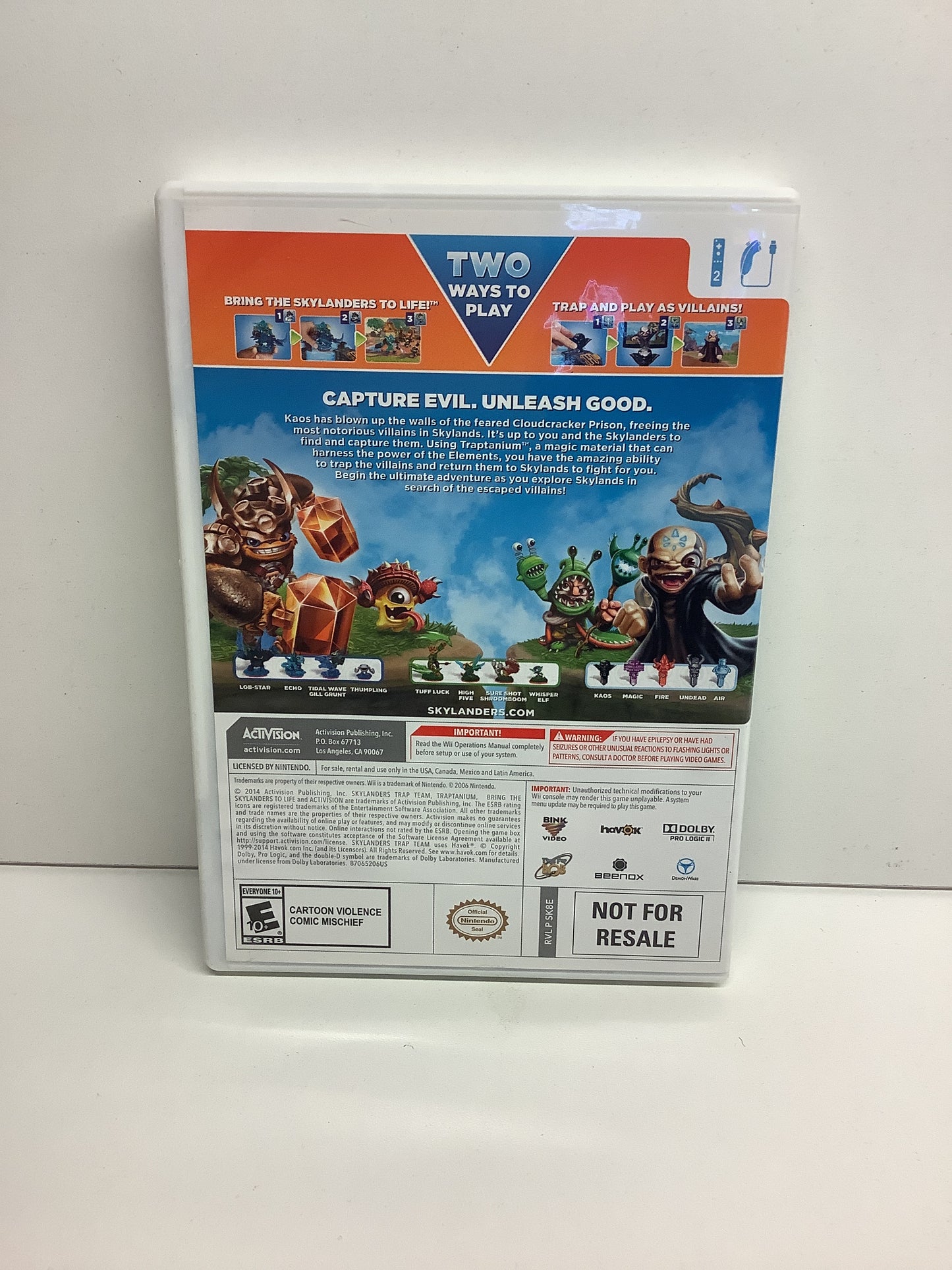 Skylanders Trap Team - Wii