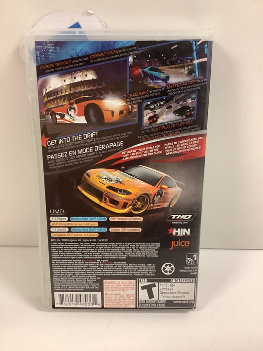 Juiced 2 Hot Import Nights - PSP