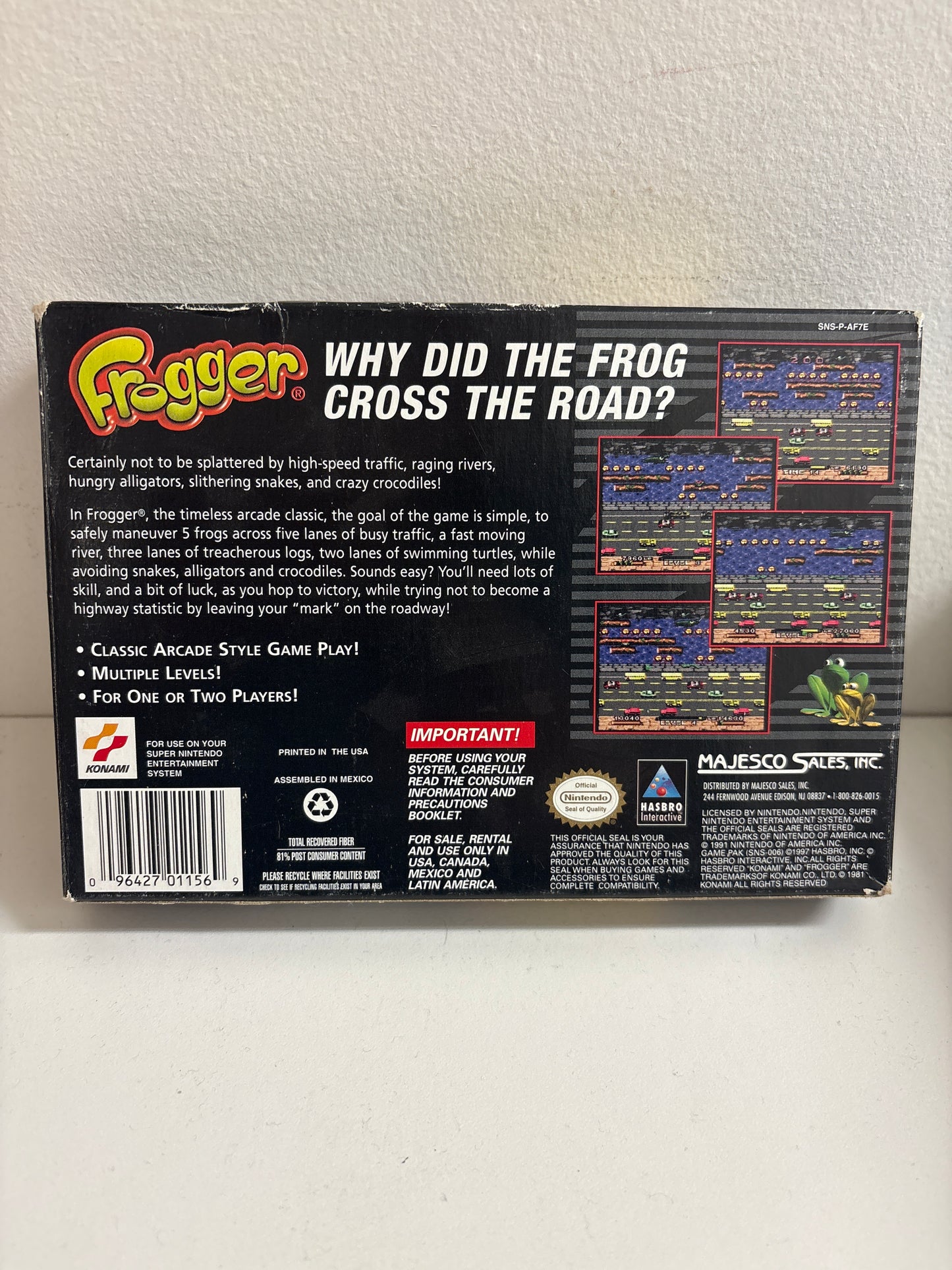 Frogger - Super Nintendo