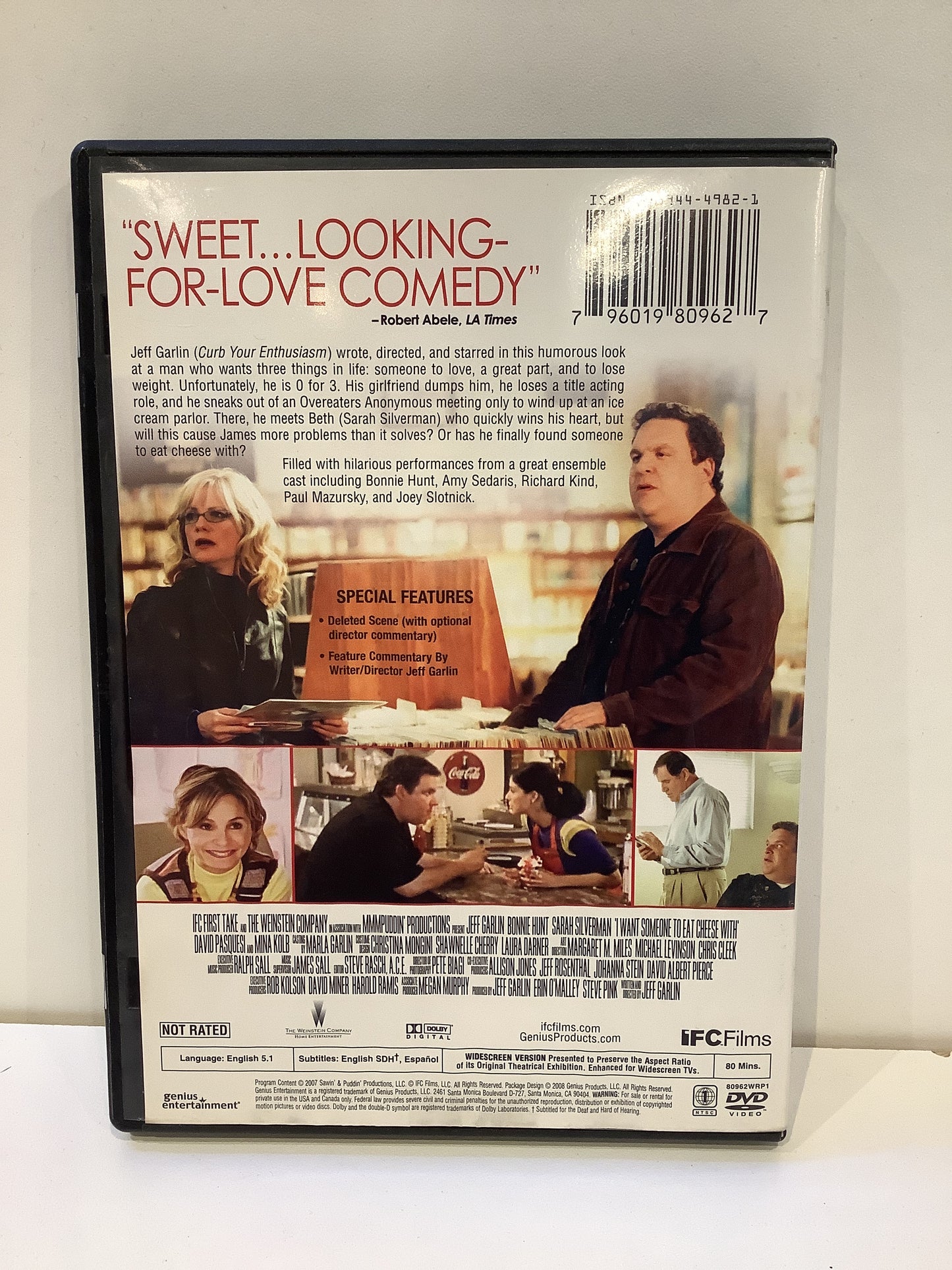 I Want Someone to Eat Cheese With - DVD