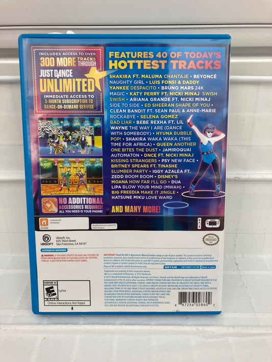 Just Dance 2018 - Wii U