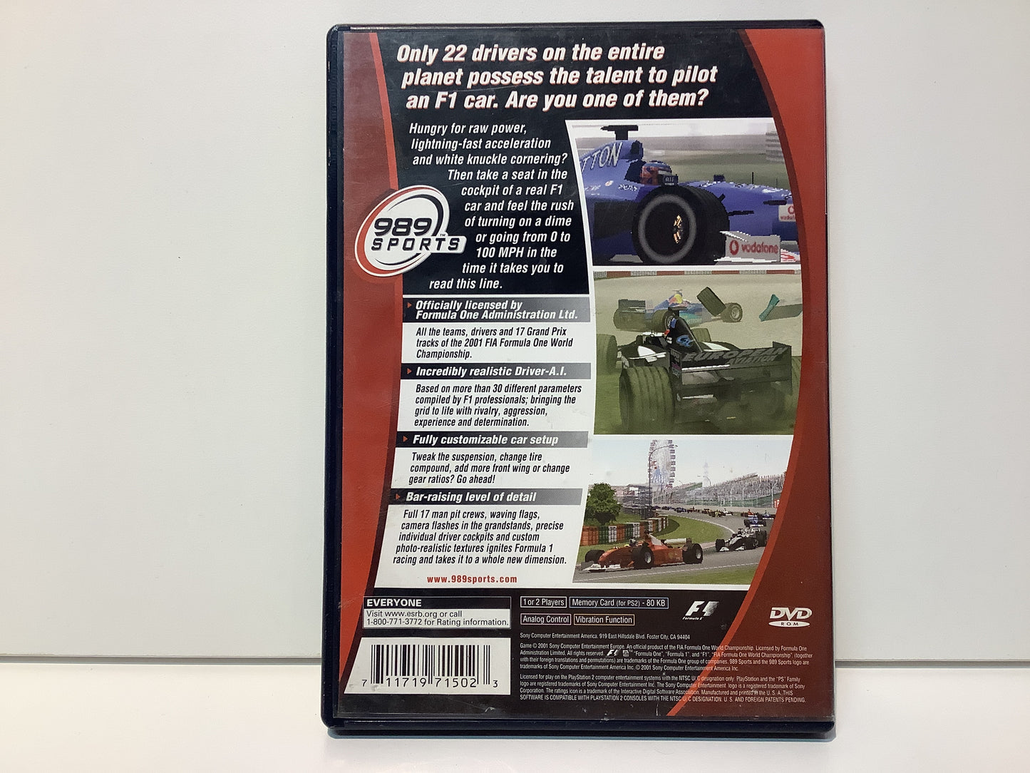 Formula One 2001 - Playstation 2