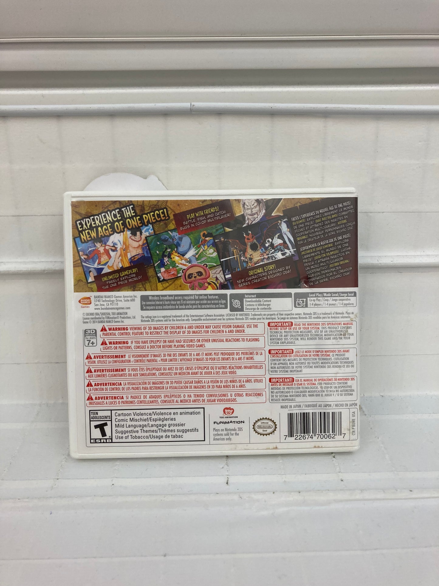 One Piece: Unlimited World Red - Nintendo 3DS