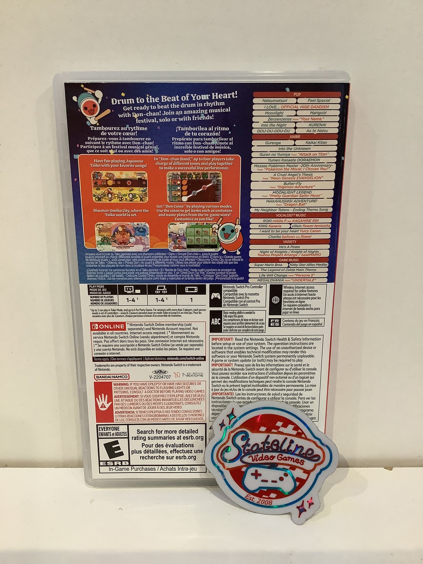 Taiko no Tatsujin: Rhythm Festival - Nintendo Switch