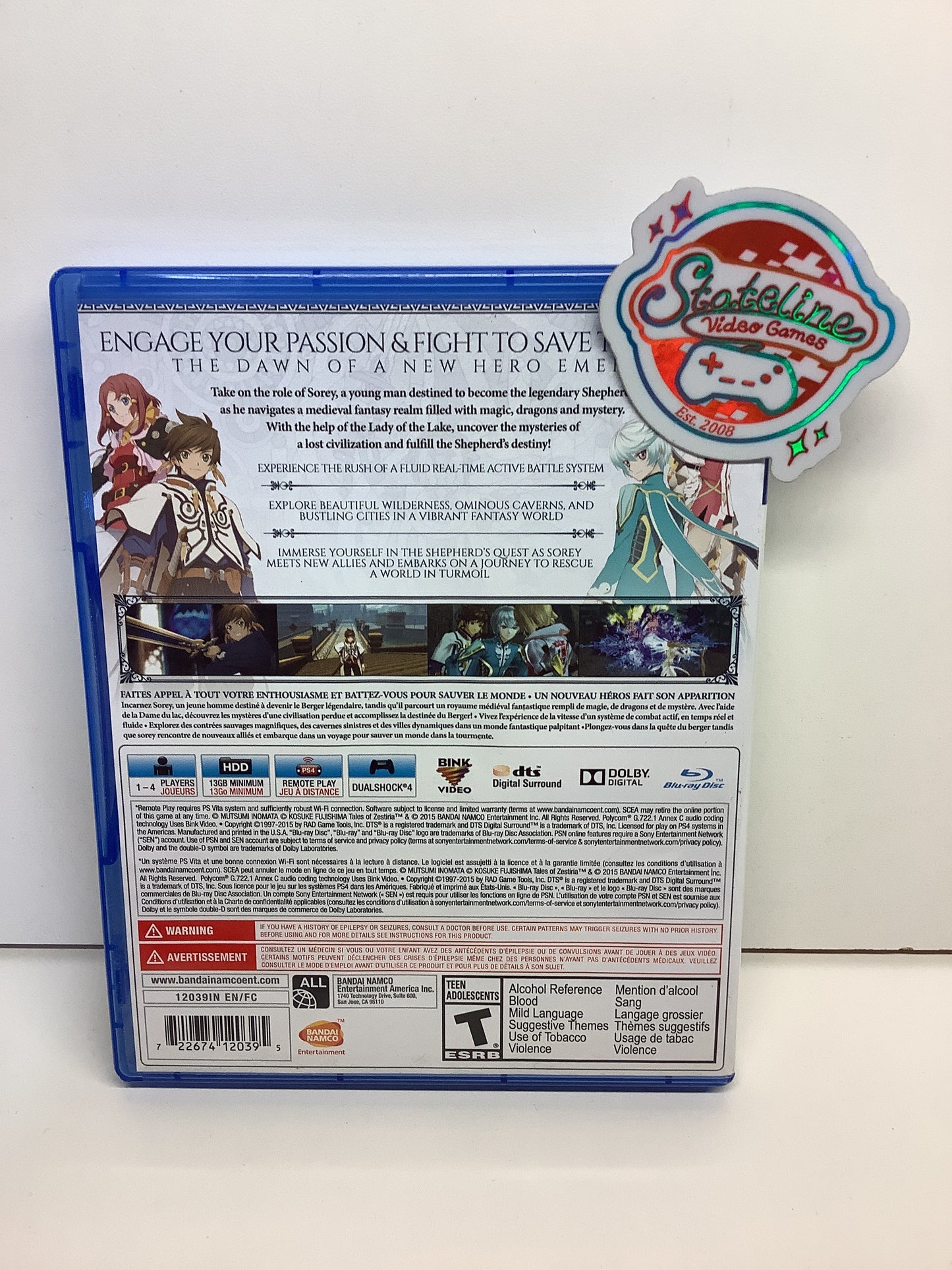 Tales of Zestiria - Playstation 4