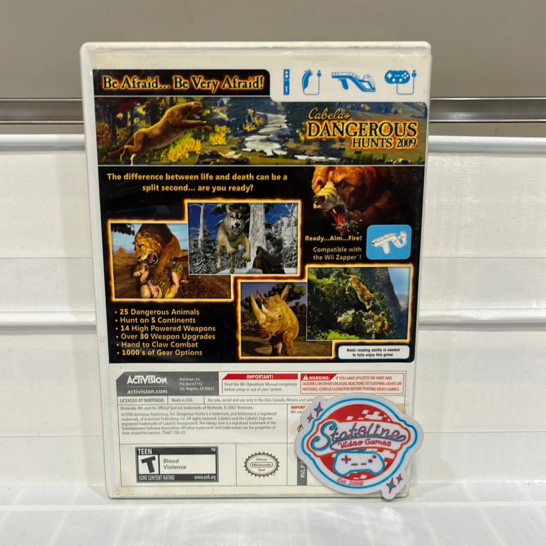 Cabela's Dangerous Hunts 2009 - Wii