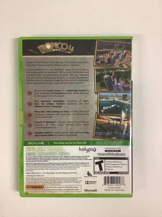 Tropico 4 Gold Edition - Xbox 360