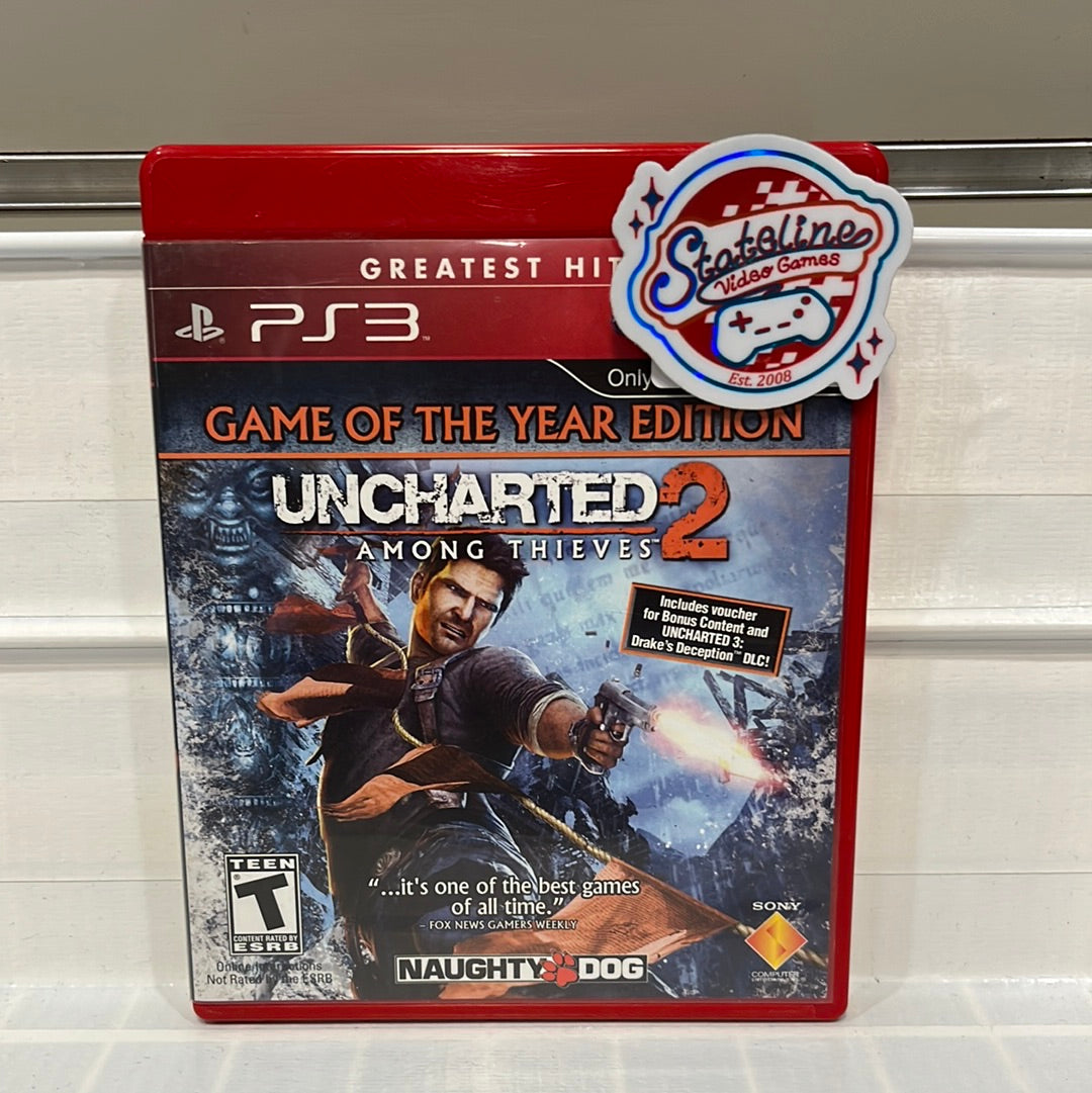 Uncharted 2: Among Thieves [Game of the Year] - Playstation 3 – Stateline  Video Games Inc.