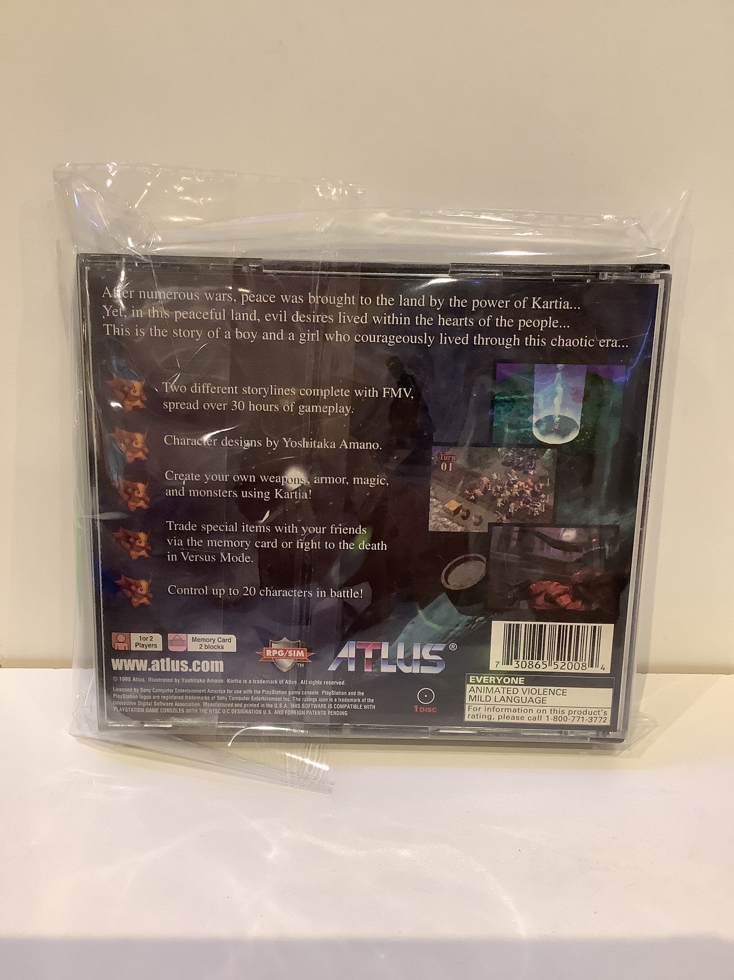 Kartia Word of Fate - Playstation