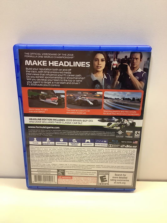 F1 2018 - Playstation 4