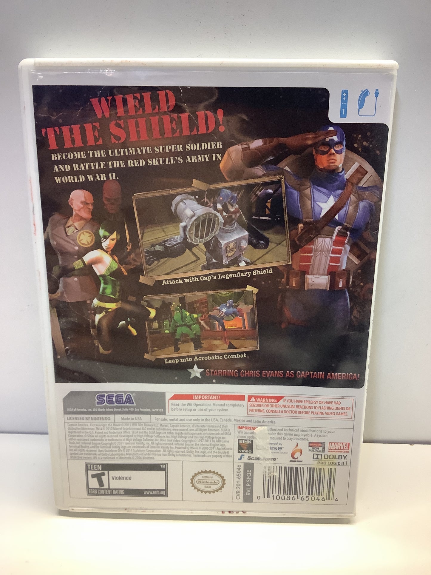 Captain America: Super Soldier - Wii