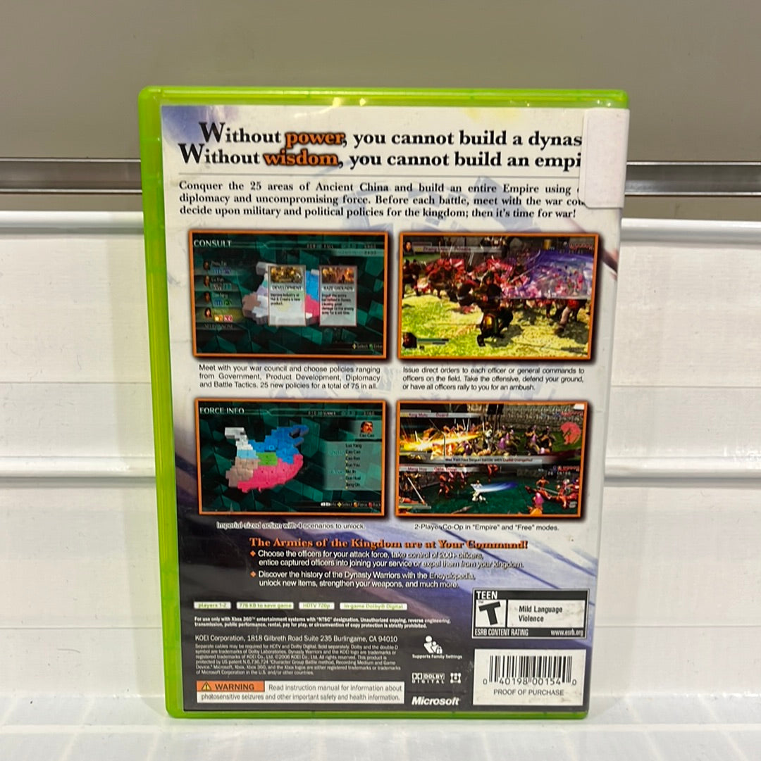 Dynasty Warriors 5 Empires - Xbox 360