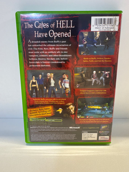 Buffy the Vampire Slayer Chaos Bleeds - Xbox