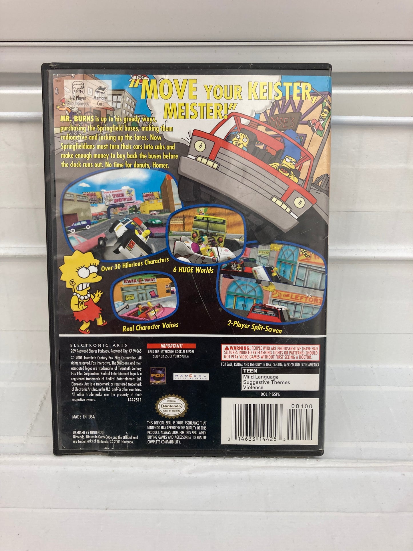 The Simpsons Road Rage - Gamecube