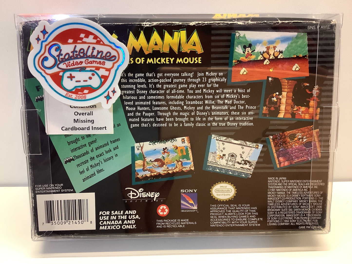 Mickey Mania - Super Nintendo