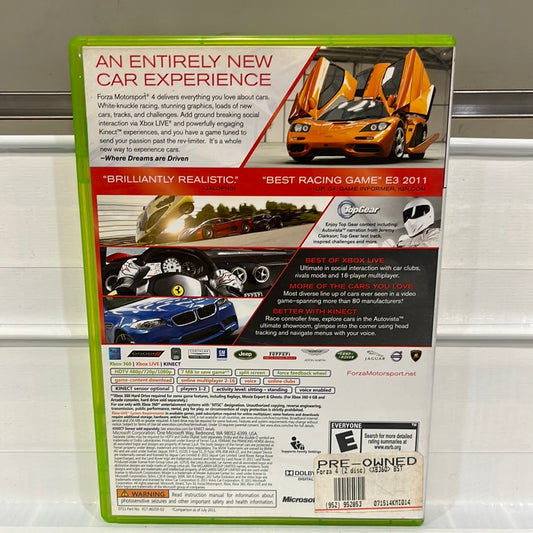 Forza Motorsport 4 - Xbox 360