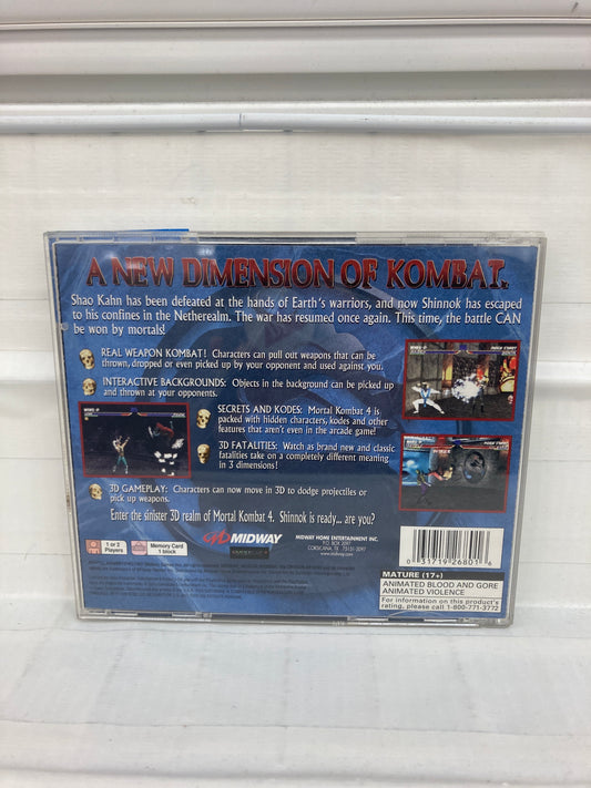 Mortal Kombat 4 - Playstation