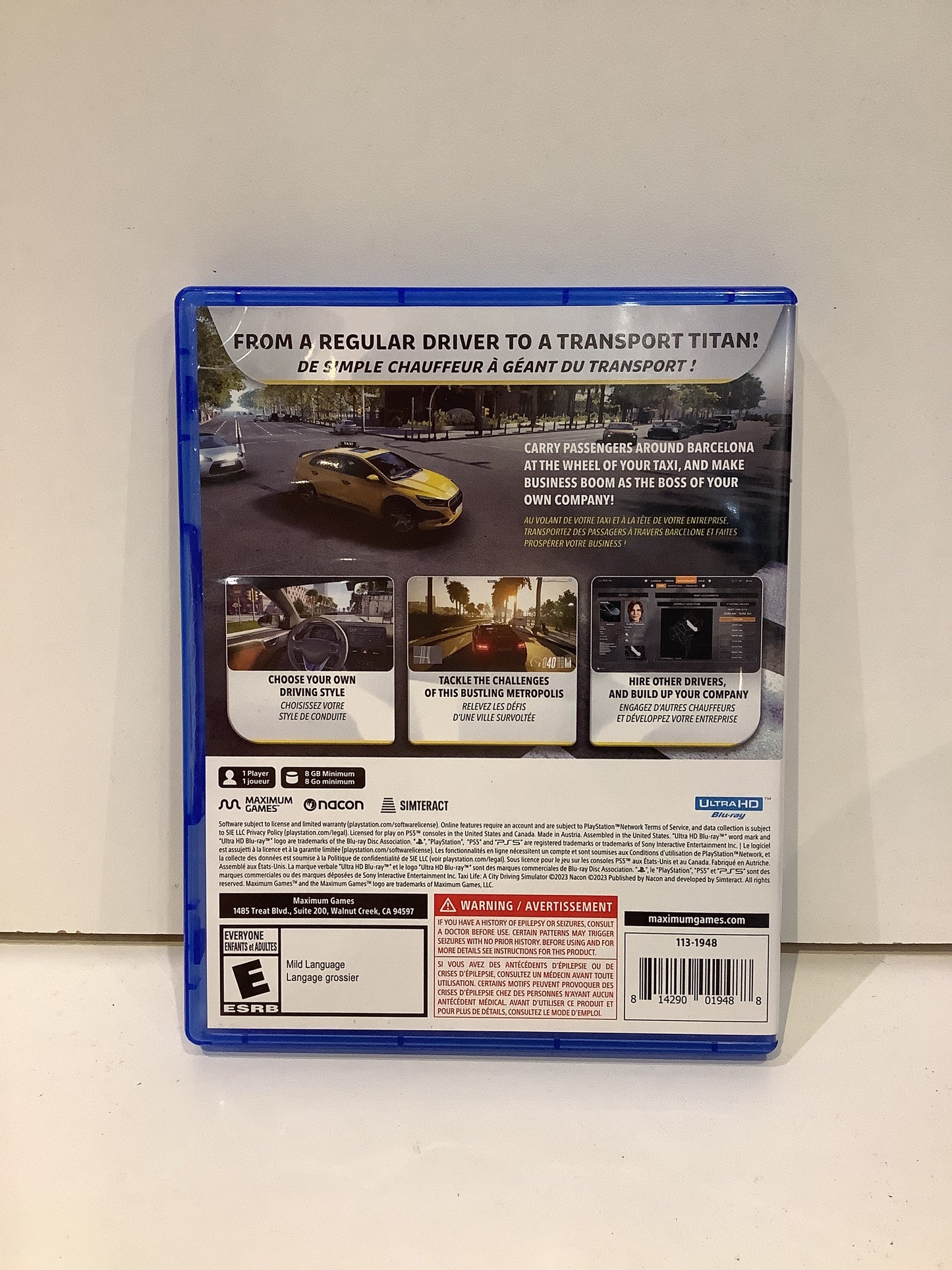 Taxi Life: A City Driving Simulator - PlayStation 5