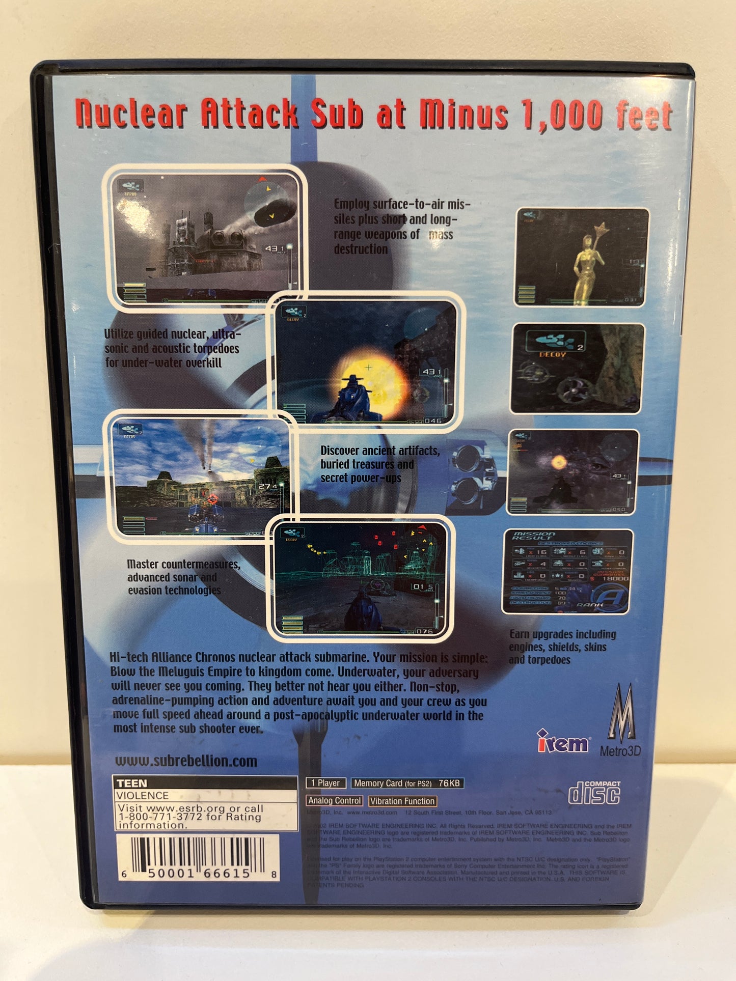 Sub Rebellion - Playstation 2