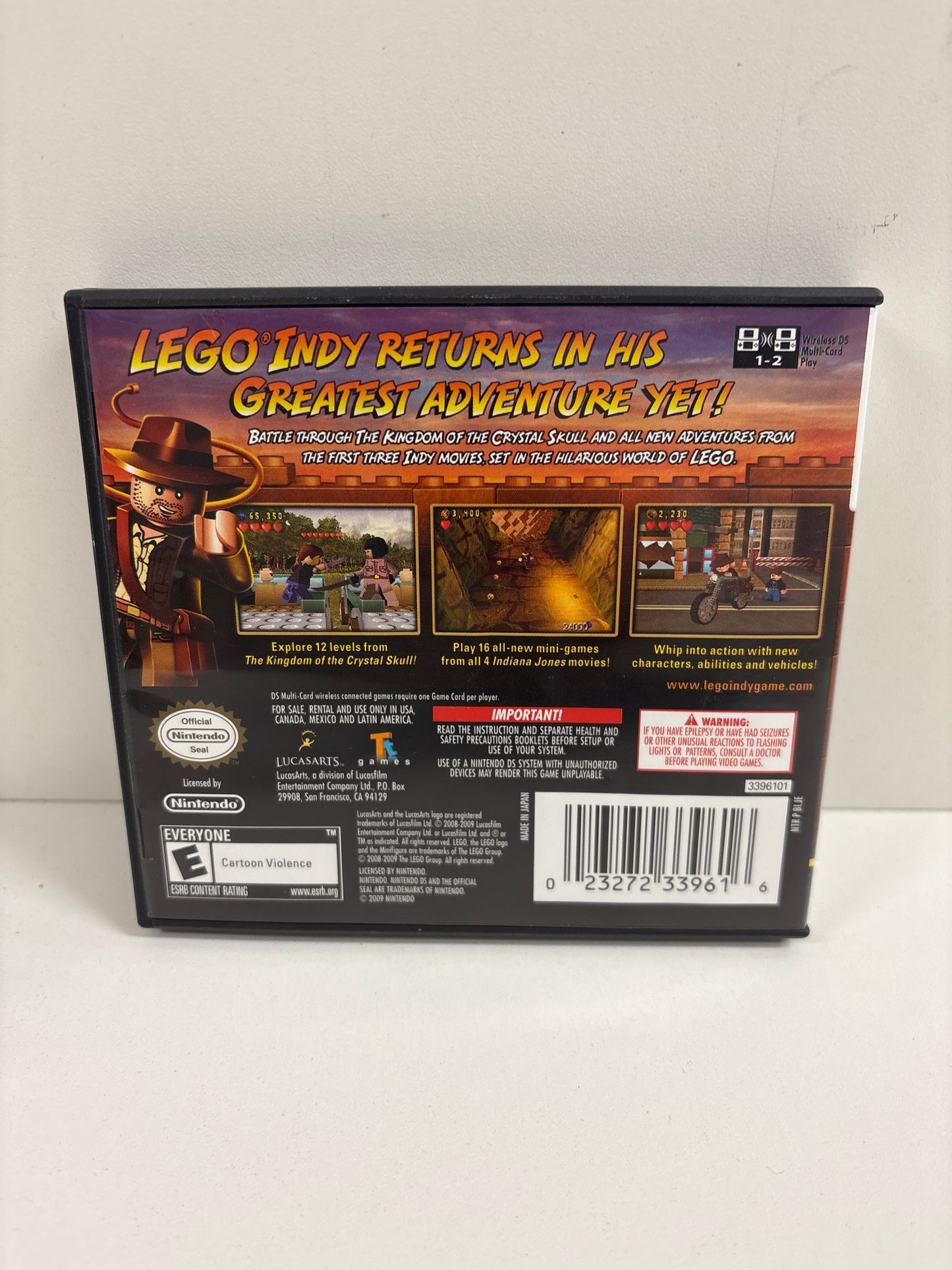 LEGO Indiana Jones 2: The Adventure Continues - Nintendo DS