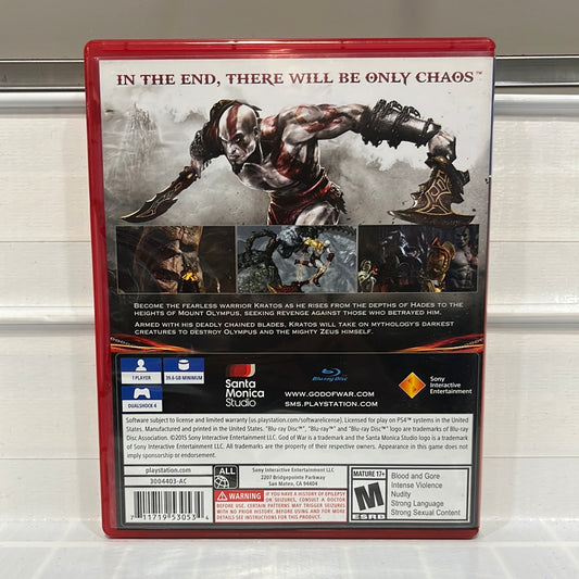 God of War III: Remastered - Playstation 4