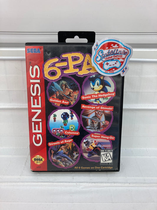6-Pak - Sega Genesis