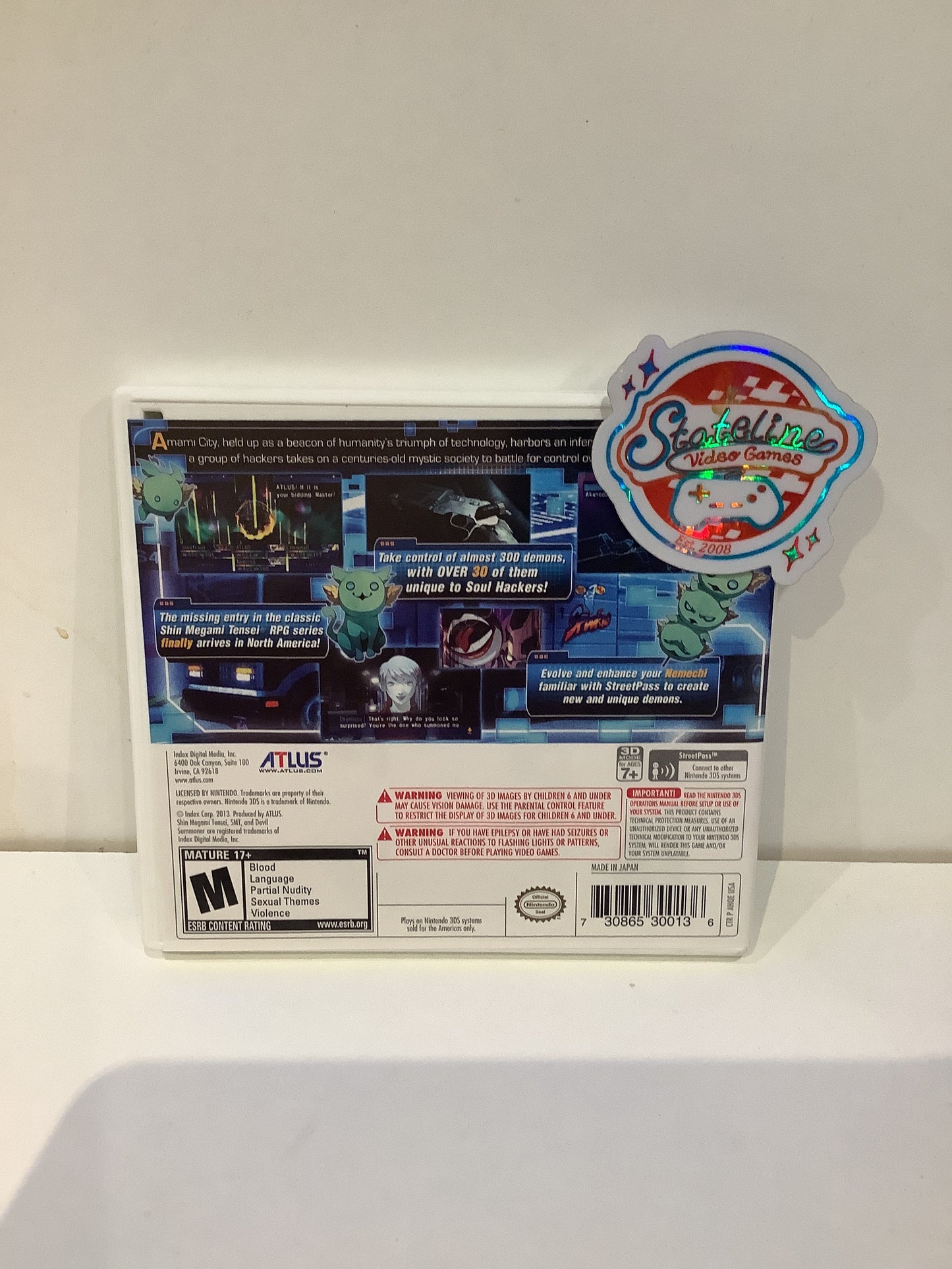 Shin Megami Tensei: Devil Summoner: Soul Hackers - Nintendo 3DS