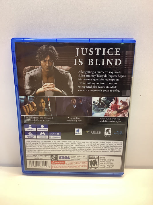 Judgment - Playstation 4