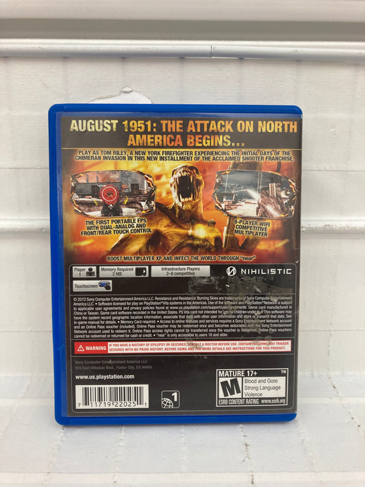 Resistance: Burning Skies - Playstation Vita