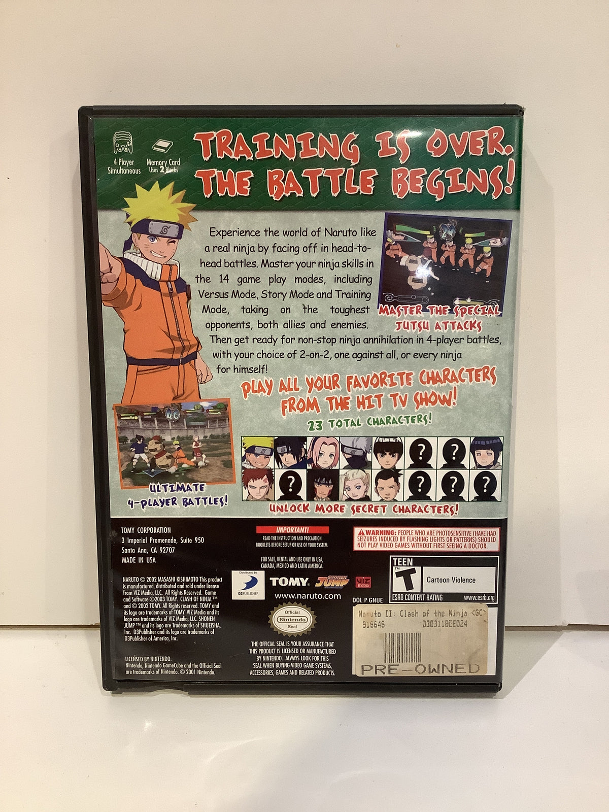 Naruto Clash of Ninja 2 - Gamecube