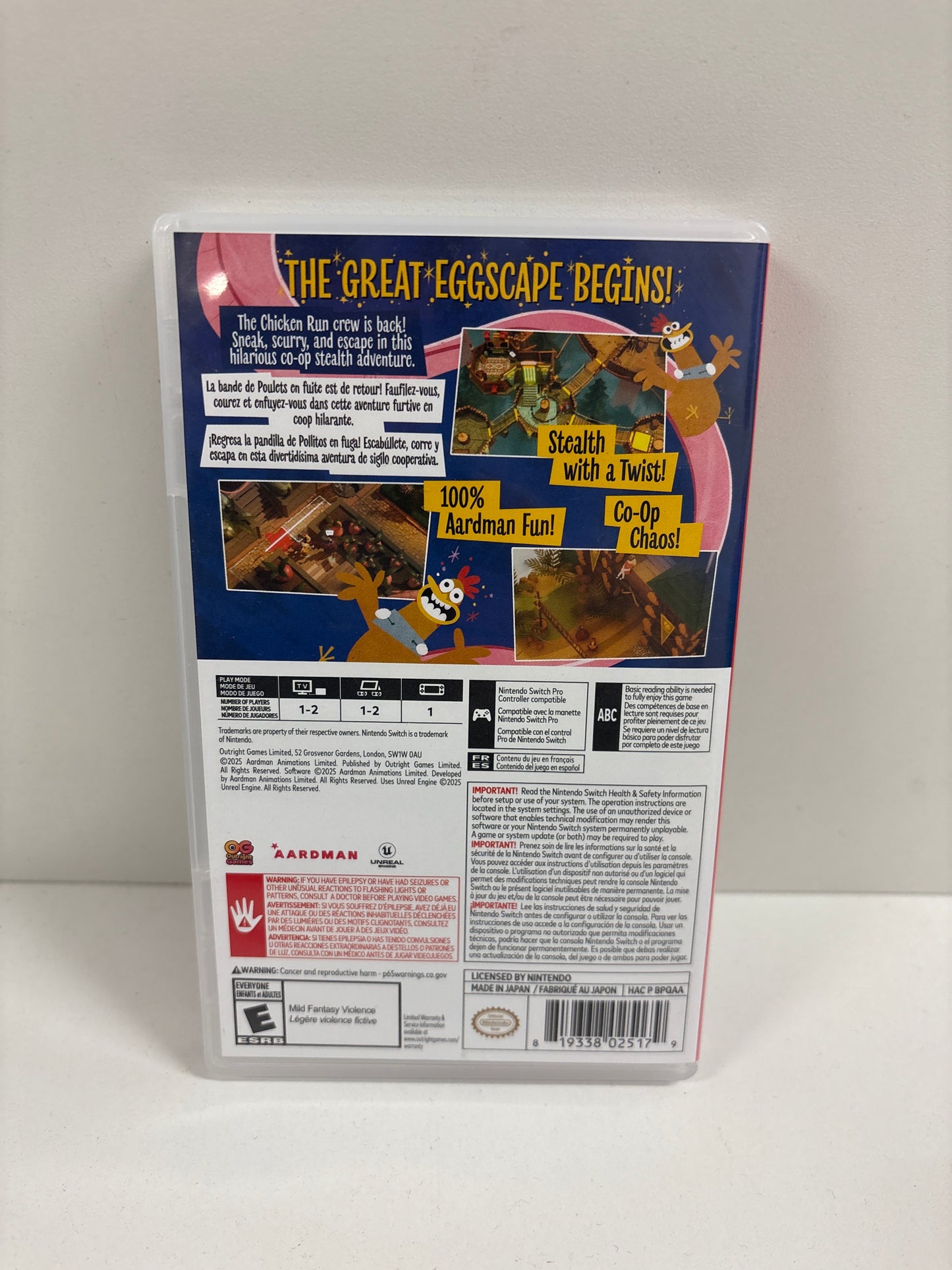 Chicken Run: Eggstraction - Nintendo Switch